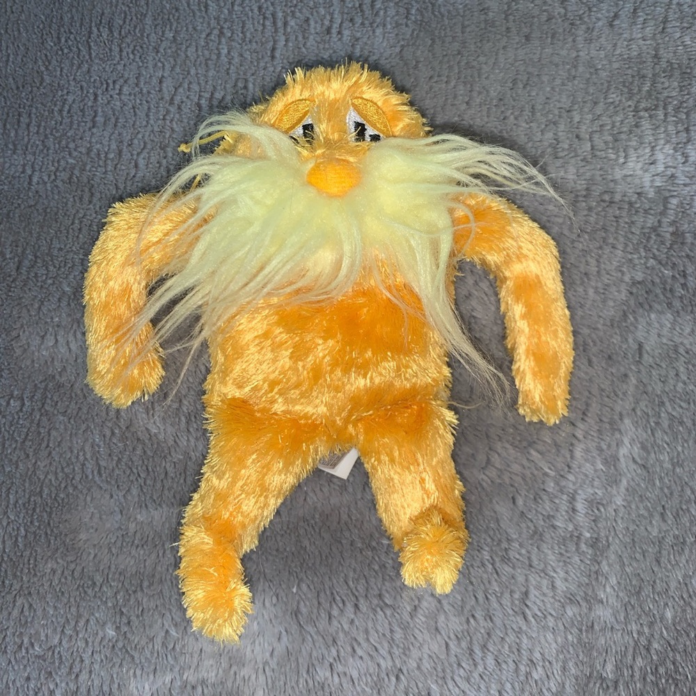 Dr. Seuss The Lorax Mini Plush Stuffed Animal Doll 6 inch Manhattan Toy
